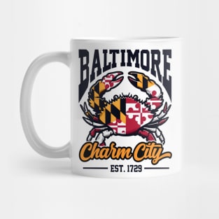 Baltimore Charm City Crab Mug